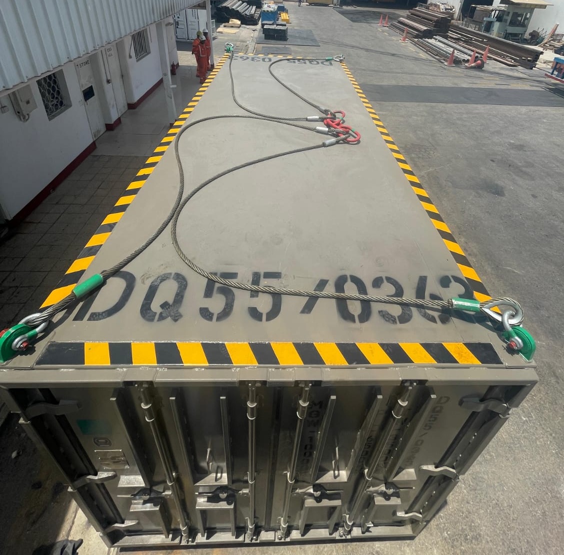 What We do: 20ft DNV Offshore Container_DUTEST QATAR - Whatsapp us at 33713150. #dutestqatar #container #cargocontainer #shippingcontainer #cargohold #offshorecontainer #riggingcontainer #storage #riggingcapsule #offshorecapsule 
dutestqatar.com