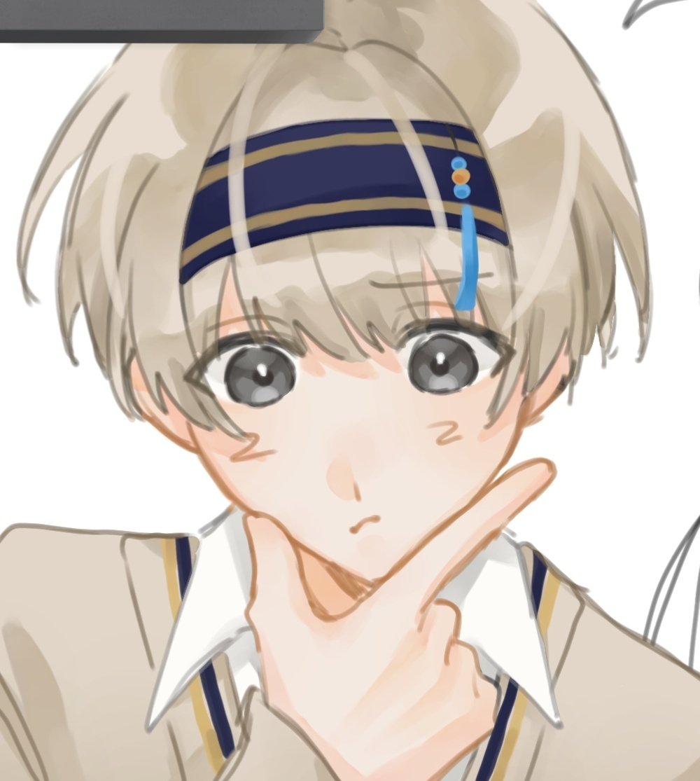 お顔かわいく描けたの🫶