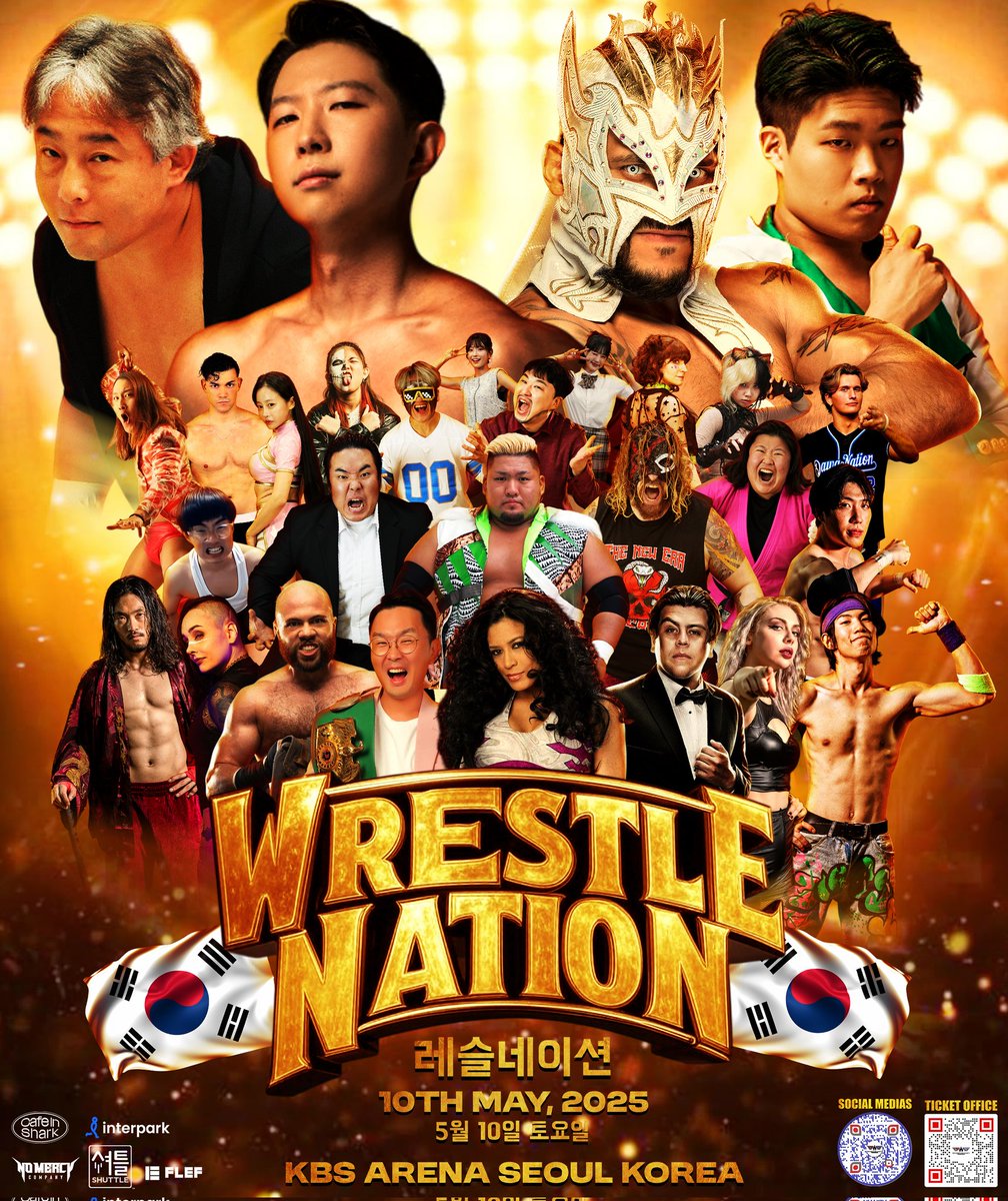 PWSKOREA's tweet photo. Pro Wrestling Society Korea is making waves with #WrestleNation aiming to draw a crowd of 3000 people.
With a stacked lineup of foreign and local talent, 1800+ tickets have already sold.
Last year, PWS Korea's YouTube channel surpassed 30 million views.
#project3000 https://t.co/ZKJMIUoF7F