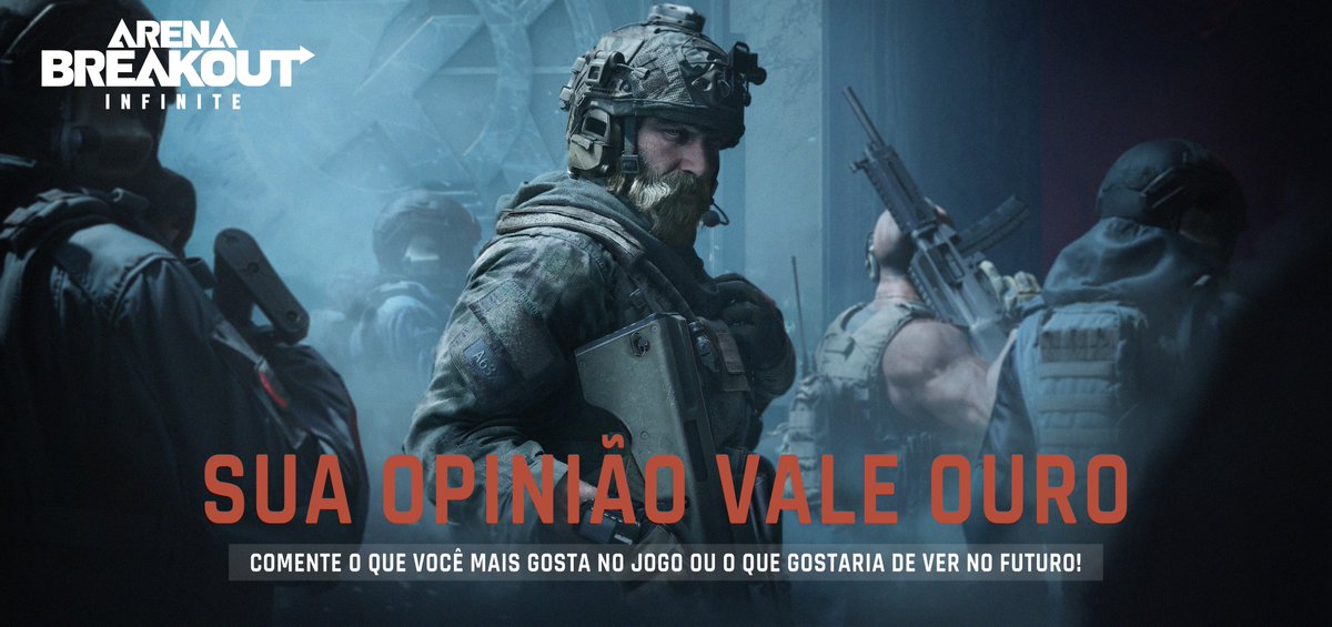 Arena Breakout Infinite BR 🇧🇷 (@playabibr) on Twitter photo 🔥 Semana de Carnaval da Redes Sociais | Dia 4 🎉
O que faz você gostar de Arena Breakout: Infinite? O realismo, a adrenalina ou as estratégias de sobrevivência? Agora é sua chance de compartilhar sua opinião! 🎯💥
🗣️ Como participar?
1 - Siga <a href="/Playabibr/">Arena Breakout Infinite BR 🇧🇷</a> no X(Twitter) e no 🔥 Semana de Carnaval da Redes Sociais | Dia 4 🎉
O que faz você gostar de Arena Breakout: Infinite? O realismo, a adrenalina ou as estratégias de sobrevivência? Agora é sua chance de compartilhar sua opinião! 🎯💥
🗣️ Como participar?
1 - Siga <a href="/Playabibr/">Arena Breakout Infinite BR 🇧🇷</a> no X(Twitter) e no
