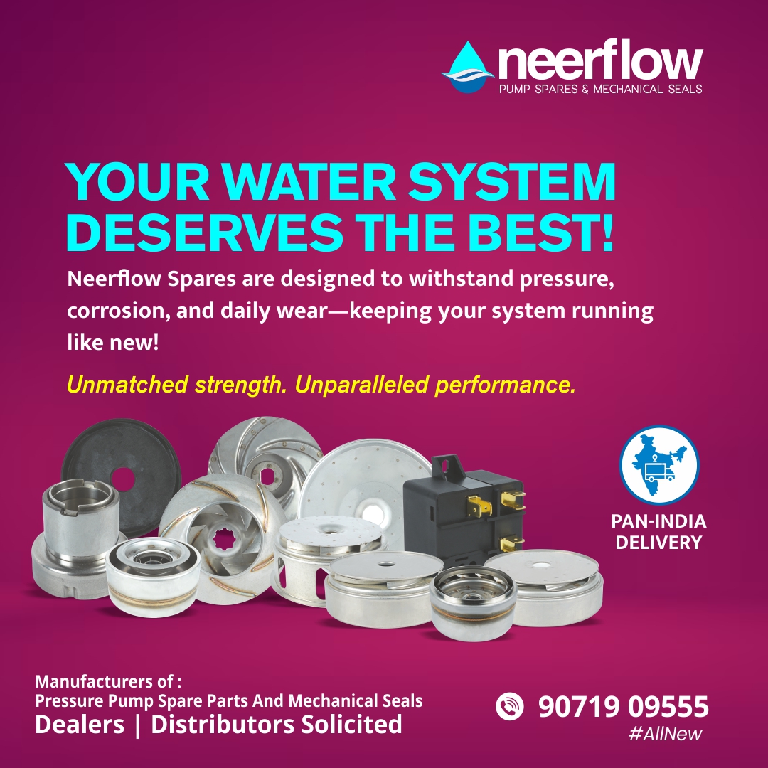 Neer_flow's tweet image. Neerflow Spares are designed to withstand pressure, corrosion, and daily wear—keeping your system running like new!
Unmatched strength. Unparalleled performance.
Visit us at:
🌐 neerflow.com

#spareparts #spare #submersiblespareparts #pumpspareparts #neerflow