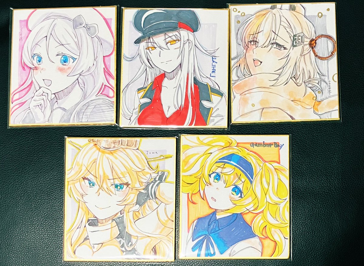 色紙できた…持っていきます 