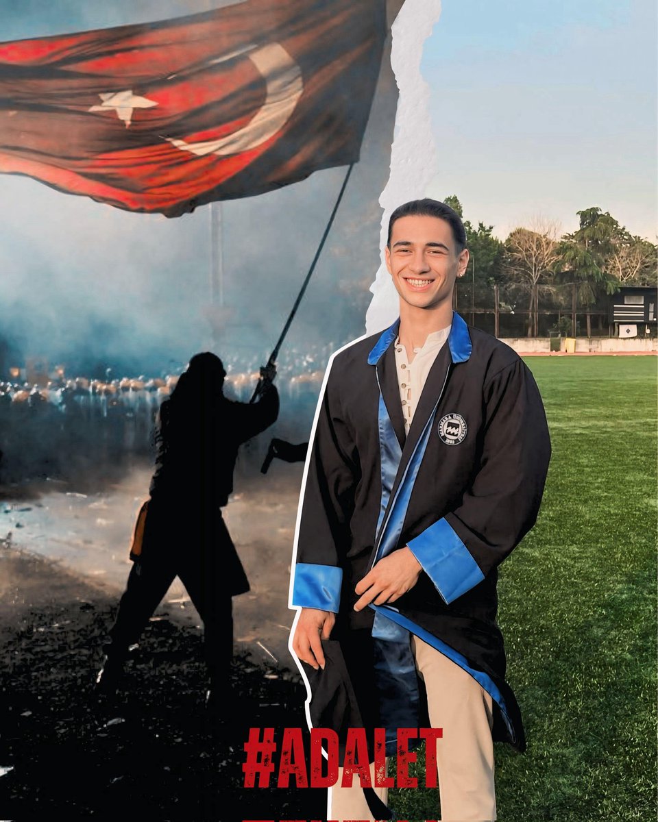 efehaneriss's tweet photo. @ekrem_imamoglu Okul arkadaşlarımızdan Ayberk Ünlü sırf eyleme katıldı ve Türk bayrağımızı dalgalandırdı diye 4 gün gözaltında tutulduktan sonra tutuklu yargılanmak üzere cezaevine gönderildi. Sesimizi duyurmak adına sizlerin desteği ve yardımınızı istiyoruz.

#adalet #AyberkÜnlüyalnızdeğildir https://t.co/oMhyc9aIpF