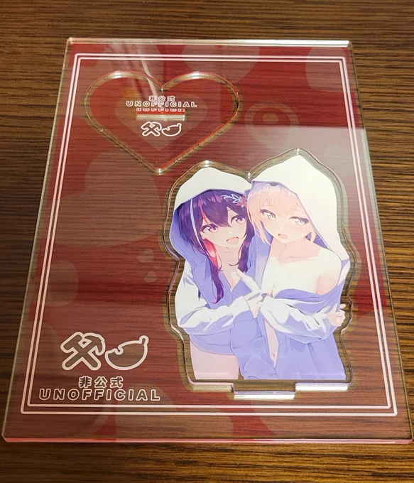 ついにアクスタの現物が届きました～販売ページについてはまた後日お知らせします!! 