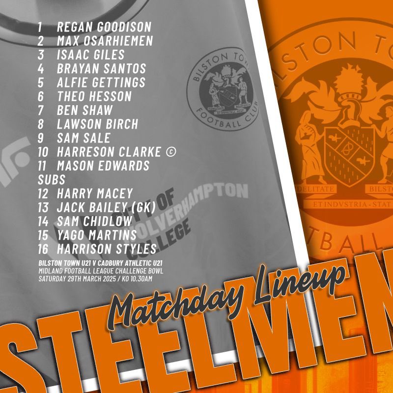 Bilston Town U18s & U21s (@btfc_youth) on Twitter photo 