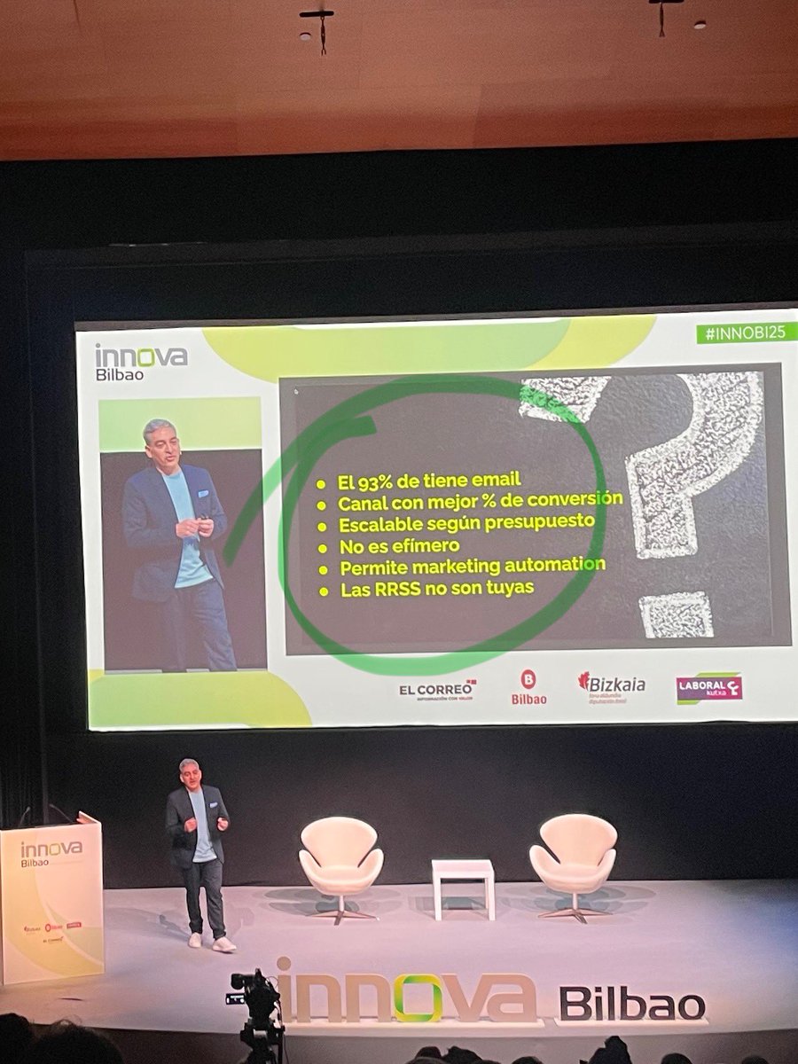Vamos con email marketing con <a href="/EmiPerezAnsaldi/">Emiliano Perez Ansaldi</a>. ¿Por qué usarlo? Pues porque… #innobi25