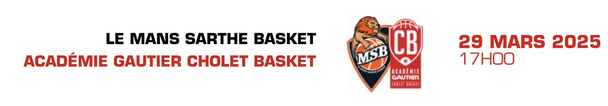 Clรฉment Bigois (@clembigois) on Twitter photo ๐๏ธ๐ RDV un peu avant 17h sur #LNBTV pour le choc et derby du Championnat Espoirs entre <a href="/MSB_Officiel/">MSB_Officiel ๐ฆ</a> (4e 15V 7D) et <a href="/CB_officiel/">Cholet Basket</a> (2e 17V 5D).
๐ฅ Beau duel ร suivre entre Nguyen et Towo-Nansi (16 ans depuis dรฉbut mars)
#EspoirsELITE #BetclicELITE ๐๏ธ๐ RDV un peu avant 17h sur #LNBTV pour le choc et derby du Championnat Espoirs entre <a href="/MSB_Officiel/">MSB_Officiel ๐ฆ</a> (4e 15V 7D) et <a href="/CB_officiel/">Cholet Basket</a> (2e 17V 5D).
๐ฅ Beau duel ร suivre entre Nguyen et Towo-Nansi (16 ans depuis dรฉbut mars)
#EspoirsELITE #BetclicELITE