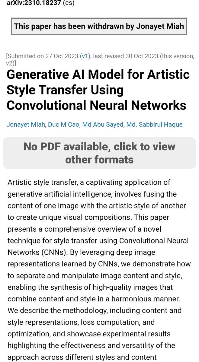 You see computer vision researchers/engineers knew about style transfer like the one OpenAI showcased but had the right moral compass not to develop something that steals work from hardworking artists.

And withdrew a research paper on artistic style transfer from arxiv.