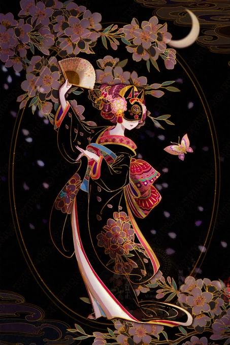 夜桜狐舞 