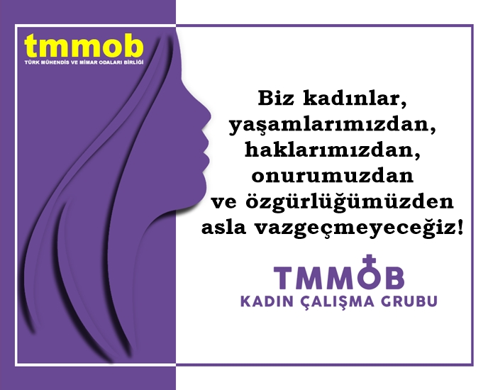 TMMOB Kadın Çalışma Grubu, son dönemde artan hukuksuz tutuklamalar ve gözaltılar esnasında yaşanan temel insan haklarını açıkça ihlal eden uygulamalara ilişkin 29 Mart 2025 tarihinde bir basın açıklaması gerçekleştirdi.

tmmob.org.tr/icerik/tmmob-k…