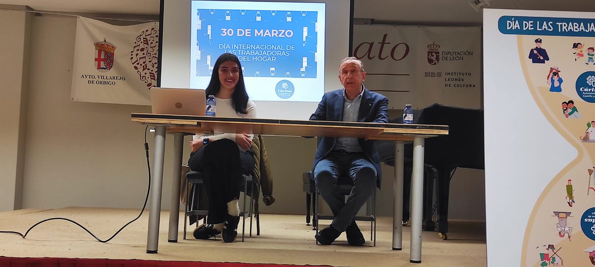 CaritasAstorga's tweet image. Ayer en #VeguellinaDelÓrbigo celebramos #ElTiempoDeEllas con una charla-coloquio sobre la situación de las Trabajadoras del Hogar.
   Porque hay que seguir luchando por sus derechos #DaleLaVuelta 
   Gracias a todos los que nos acompañásteis