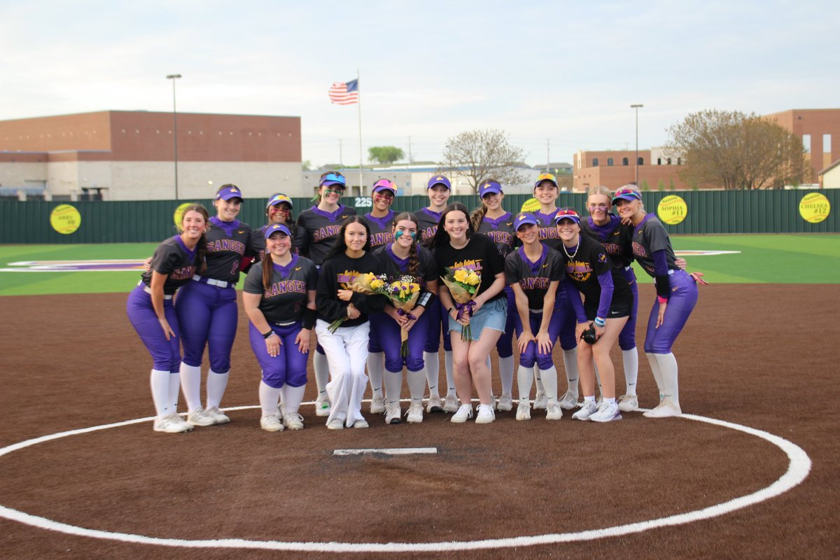 We came away with a district win on Senior Night! A great way to celebrate Addy, Caroline and Leala! I love our seniors! 💜💛