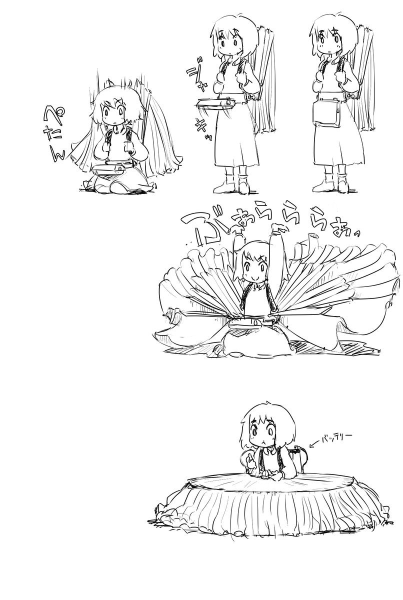 過去絵は資産シリーズ…機動こたつユニットは個人的に超気に入ってるんですけどね #上手いとか下手とかそういうのは関係なく自分が気に入っている絵を4枚選ぶ 