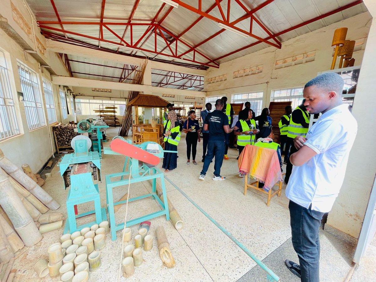 Yesterday's tour at Uganda Industrial Research Institute <a href="/UIRI_UG/">Uganda Industrial Research Institute</a> was an eye-opener!🚀 Value addition is key—Uganda imports all toothpicks, yet we have the most bamboo species! Entrepreneurs, think beyond raw materials, innovate, and scale!🔥 #YELEP #BusinessGrowth #Innovation