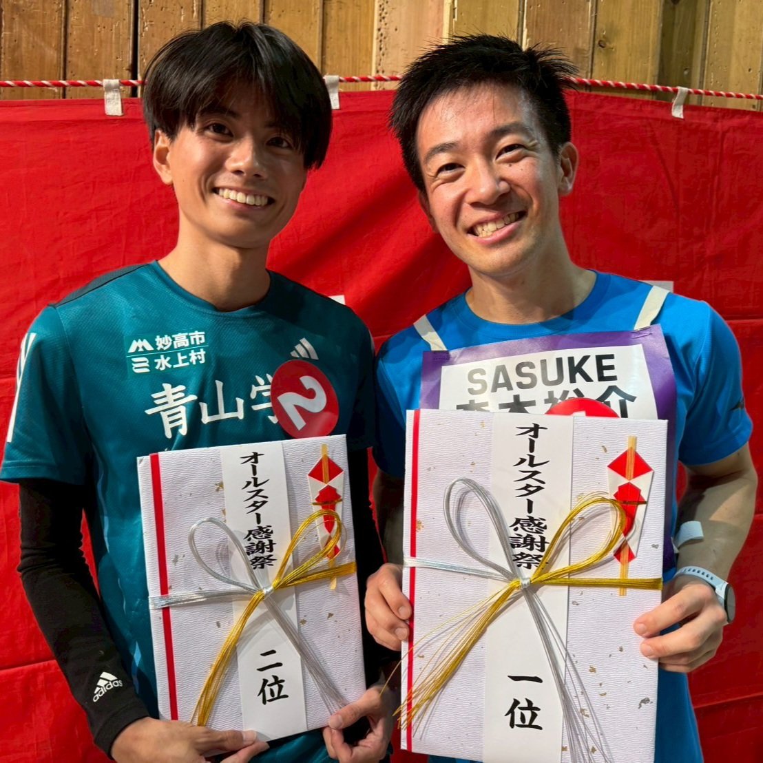 赤坂ミニマラソンで念願の優勝を成し遂げることができました