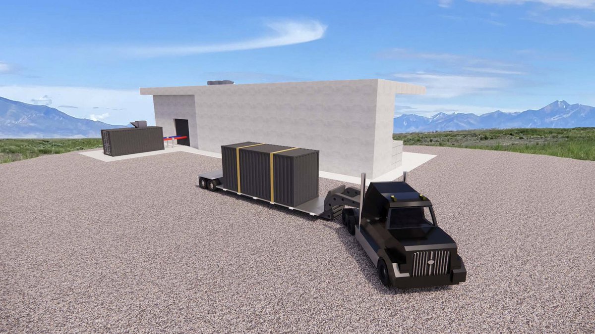 Office of Nuclear Energy | US Department of Energy (@govnuclear) on Twitter photo COMING SOON: <a href="/DeptofDefense/">Department of Defense 🇺🇸</a> is demonstrating a transportable high-temperature gas reactor known as Project Pele at <a href="/INL/">Idaho National Lab</a>.
The project broke ground last year and will demonstrate how microreactors could meet the energy needs of military bases across the country. COMING SOON: <a href="/DeptofDefense/">Department of Defense 🇺🇸</a> is demonstrating a transportable high-temperature gas reactor known as Project Pele at <a href="/INL/">Idaho National Lab</a>.
The project broke ground last year and will demonstrate how microreactors could meet the energy needs of military bases across the country.