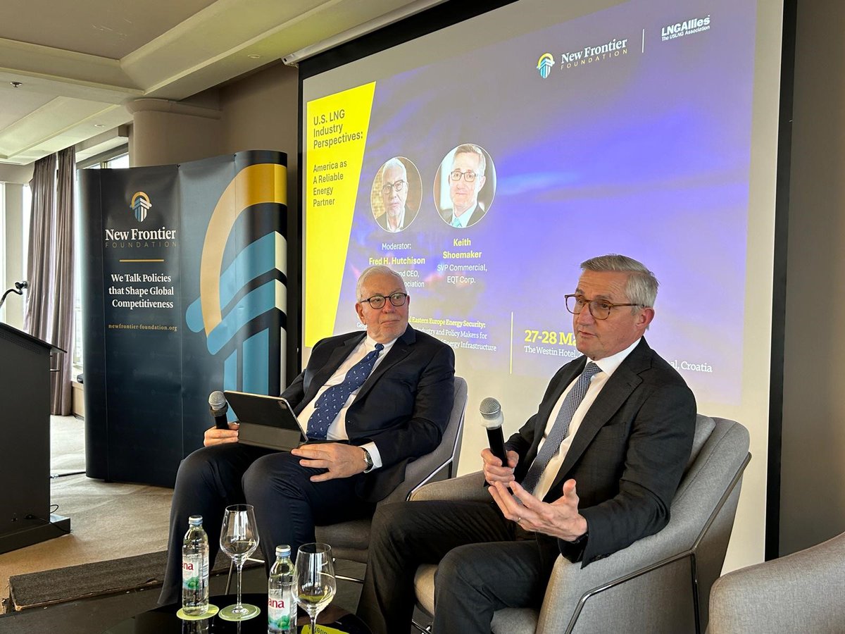 EQTCorp (@eqtcorp) on Twitter photo This week, Keith Shoemaker, SVP of Commercial, joined Fred Hutchinson, President and CEO of <a href="/LNGALLIES/">LNG Allies</a>, to discuss America's role as a reliable energy partner and the advantages of unleashing U.S. LNG. They spoke at the U.S. LNG Exports and Central Eastern Europe Energy Security This week, Keith Shoemaker, SVP of Commercial, joined Fred Hutchinson, President and CEO of <a href="/LNGALLIES/">LNG Allies</a>, to discuss America's role as a reliable energy partner and the advantages of unleashing U.S. LNG. They spoke at the U.S. LNG Exports and Central Eastern Europe Energy Security