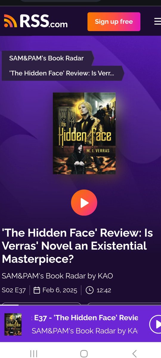 SAM&amp;PAM's podcast about my book titled THE HIDDEN FACE.

rss.com/podcasts/sam-p…

#books #booktwt #podcast #podcasts #podcastshow #radio