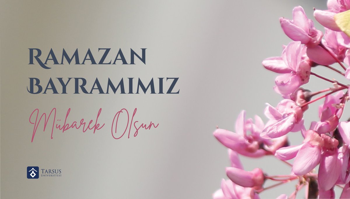 Tarsus Üniversitesi olarak #RamazanBayramı'nızı  kutlar; sağlıklı, huzurlu ve mutlu nice güzel bayramlar geçirmenizi dileriz.

#TarsusÜniversitesi