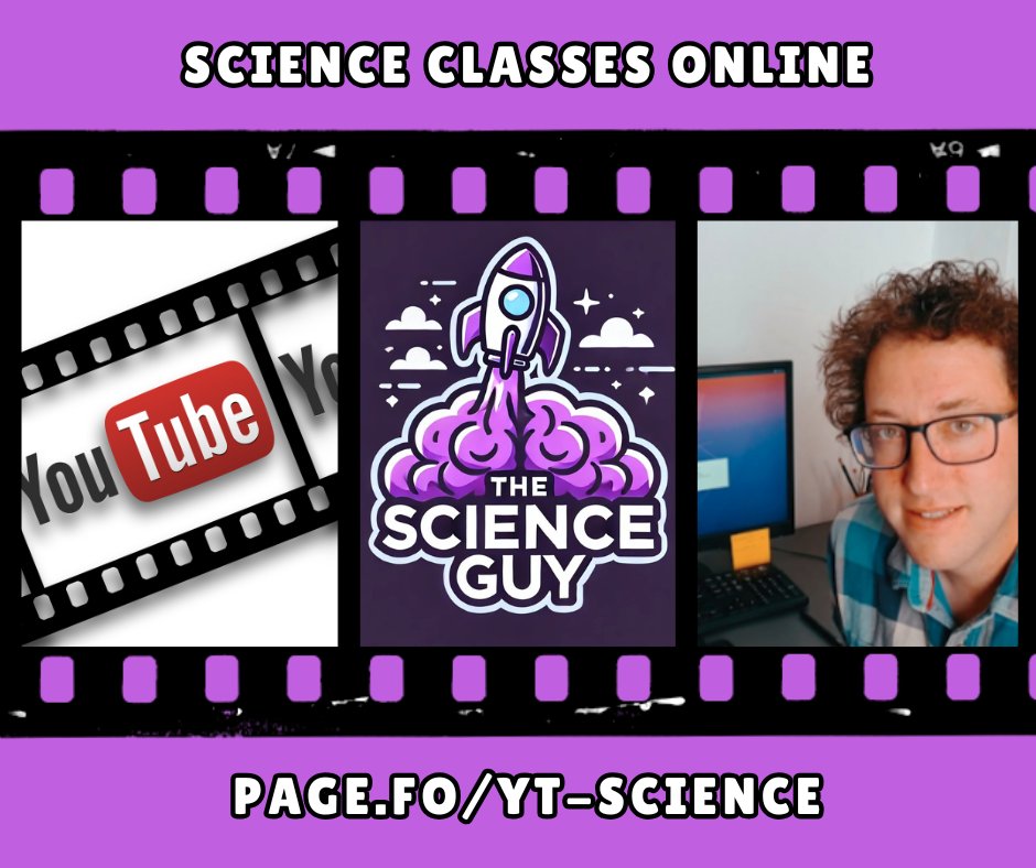 ready2role's tweet image. Struggling with science? 🤔 
Make it click with "The Science Guy" on YouTube! Easy-to-understand lessons to boost your grades. Check it out! 👇 
page.fo/yt-science 
#ScienceHelp #StudyTips