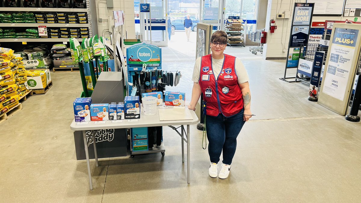 Justin Searls (@searls0616) on Twitter photo Stop by your Cross Lanes Lowe’s Store 0616 and see Dovie running a demo on our Mr. Clean Magic Erasers. They’ll buff out anything you throw at them!!! <a href="/BlueBoxR1/">@BlueBoxR1</a> <a href="/kennygrimsley/">Kenny Grimsley</a> <a href="/JBBailey88/">James Bailey</a> <a href="/EnriqueCor21107/">Enrique Corrales</a> <a href="/GeorgeC616/">George Chaffin</a> <a href="/michaellowes616/">Mike Blankenship</a> <a href="/DamonBennettR7/">DBennett</a> Stop by your Cross Lanes Lowe’s Store 0616 and see Dovie running a demo on our Mr. Clean Magic Erasers. They’ll buff out anything you throw at them!!! <a href="/BlueBoxR1/">@BlueBoxR1</a> <a href="/kennygrimsley/">Kenny Grimsley</a> <a href="/JBBailey88/">James Bailey</a> <a href="/EnriqueCor21107/">Enrique Corrales</a> <a href="/GeorgeC616/">George Chaffin</a> <a href="/michaellowes616/">Mike Blankenship</a> <a href="/DamonBennettR7/">DBennett</a>