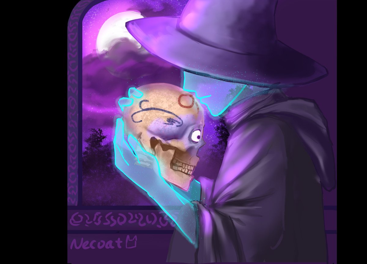 necoatelf's tweet photo. #WaltzoftheWizard 
💀:*whisper*This world isnt real. BUT the last one to kiss my forehead was my mom...🥺 https://t.co/jW6dsnzrvH