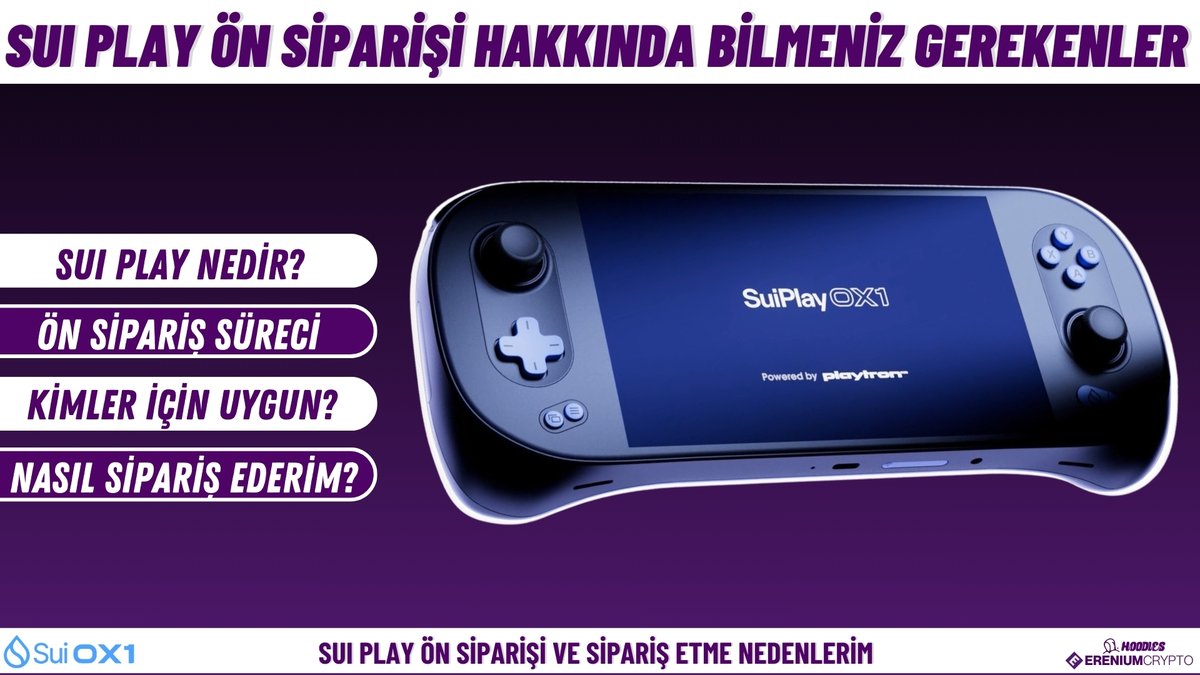 ⭐️SuiPlay Ön Siparişi Hakkında Bilmeniz Gerekenler

👇Suiplay almamın nedenlerini ve nasıl aldığımı bu tweette anlatacağım. 

⚠️Sponsorlu içerik ya da yatırım tavsiyesi değildir.

🌊 Walrus drobundan sonra neredeyse bedavaya almış olduğum için neden aldığımı ve sipariş verecekler