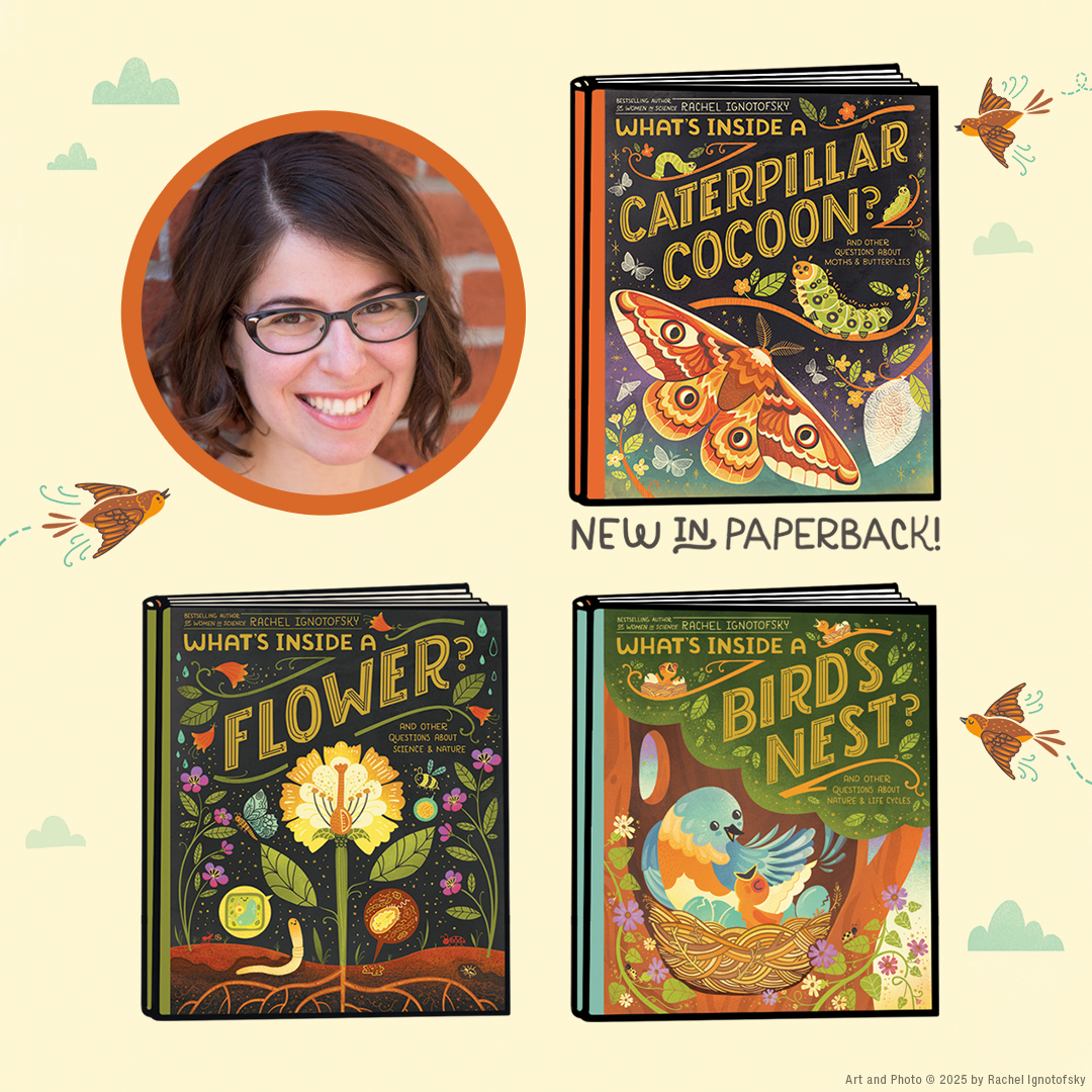 🌻 🐤 🦋 Welcome spring with stunning nonfiction picture books by <a href="/ignotofsky/">Rachel Ignotofsky</a> ! Perfect for budding backyard scientists &amp; curious kids of all ages, the distinctive art and engaging, informative text provide beautiful building blocks of science and inquiry. bit.ly/4c5LtML