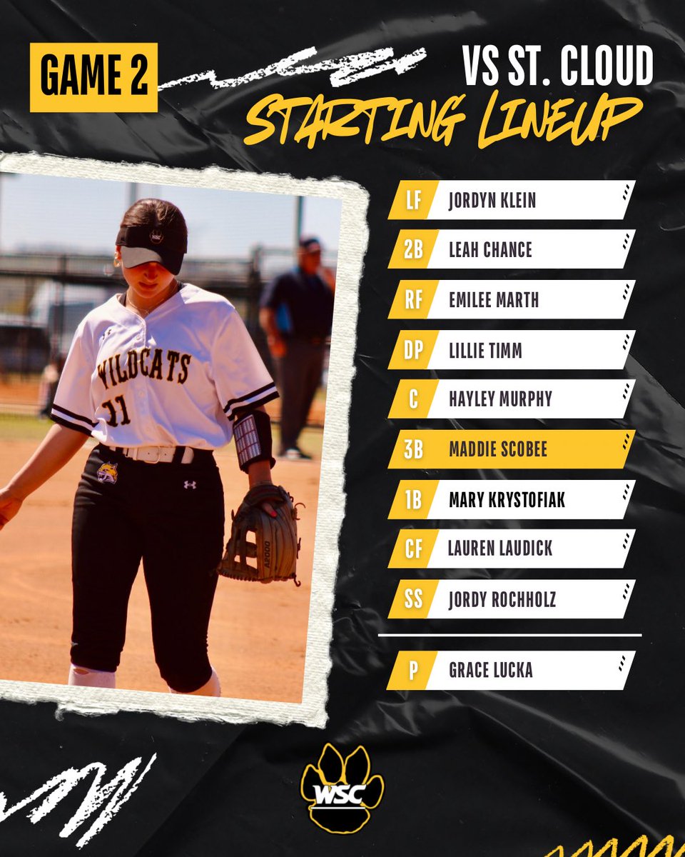 📋: Game 2 vs. St. Cloud

#GoCats