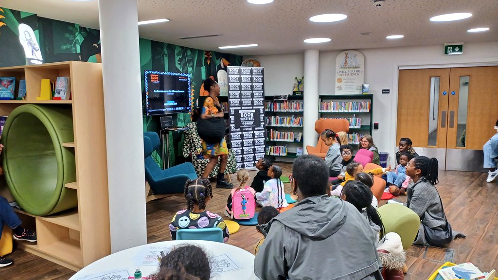 #blackbritishbookfestival at Central Library.