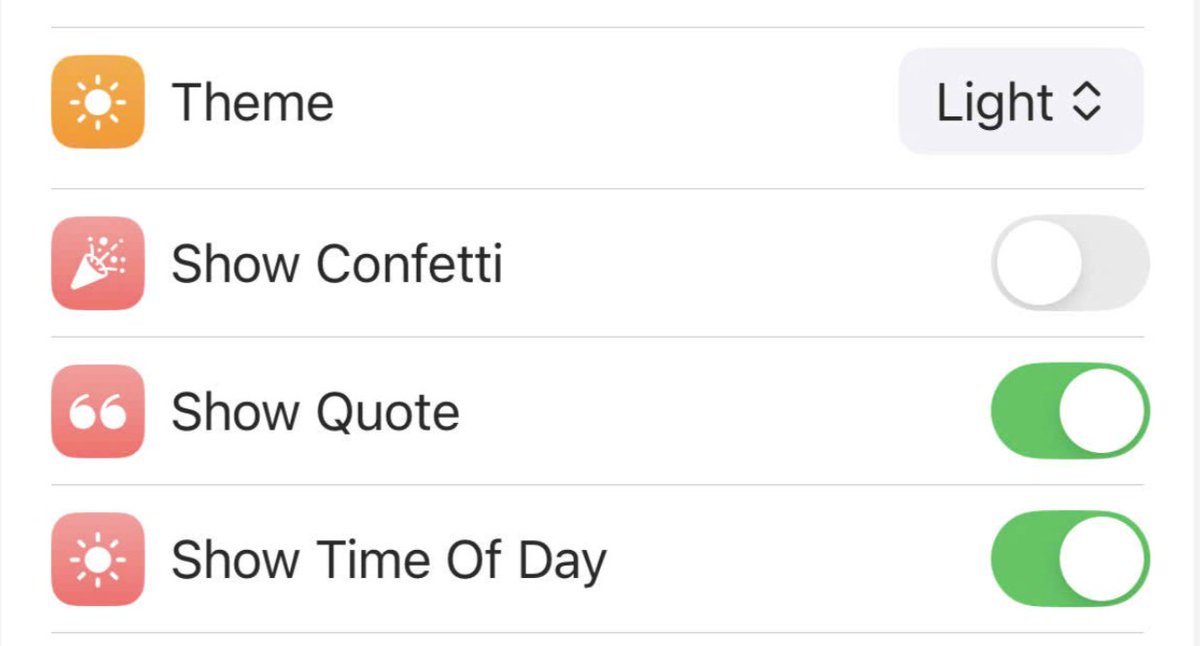 Version 1.10.8 is available.  
 - ⌚ Fixed Apple Watch Complication to update instantly.
🎉 Allow to turn off the confetti effect for better performance.
📅 Swipe on the day select bar to view past or future weeks easily.
✅ Complete habits directly from notifications.