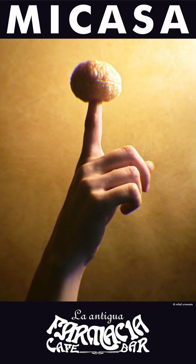 Amistad, colaboración, imaginación, curro, tres estrellas Michelin, emplatado en el dedo, homenaje a ET, pegatinas, merchandising… Y una menestra citroeléctrica con Idiazabal de chuparse el dedo. MI CASA un pintxo que muestra Navarra al planeta. Vía <a href="/MikelUrmeneta/">MikelUrmeneta</a>. <a href="/hostnavarra/">AEHN Hostelería Navarra</a>