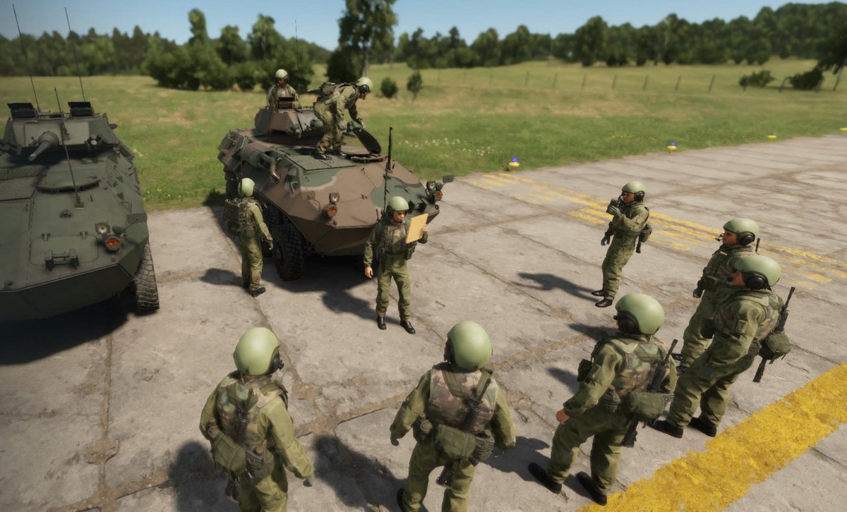ODA-1s new shipment of LAV-25s have touched down in Everon, with 2LT. Mouse and 1SGT. Santa teaching the trainees everything there is to know about the weapon system. we had a return of 9 passing Trainees showing proper comms and fire.

#arma #reforger #milsim #ps5 #PlayStation5
