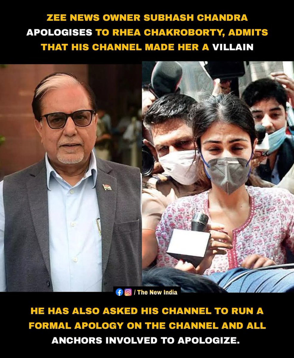 suchitrak's tweet image. This is so so decent &amp;amp; so gracious. #subhashchandra

May this set a precedent for media houses to start behaving themselves once again, and focus on facts rather than biased opinions of some very loony &amp;amp; vile tv news anchors.