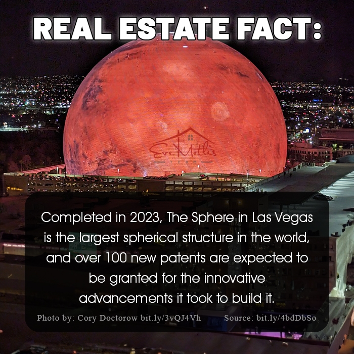 Eve_Metlis's tweet image. Just like The Sphere, real estate isn’t one-size-fits-all. Behind every home sale is a unique story, innovative strategy, and a lot of planning. Thinking about your next move? #RealEstateFact #InnovationInDesign #EveMetlisTeam #CentralFloridaRealEstate #RealEstateThatMovesYou