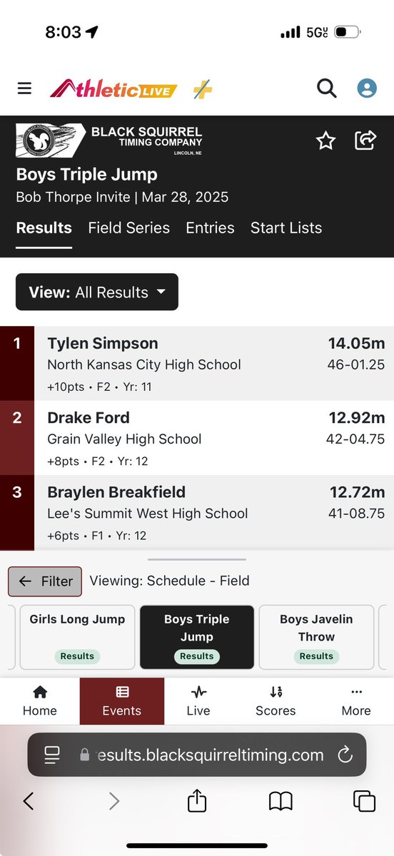 Russ Traphagan (@coachtraphagan) on Twitter photo Congratulations to Tylen Simpson new North Kansas City HS school triple jump record! <a href="/NKCHS_AD/">David Garrison</a> <a href="/NKCSchools/">NKC Schools</a> <a href="/N2SportsNKCHS/">Northtown Hornet Sports</a> <a href="/NKCHornetFB/">NKC Hornet Football</a> <a href="/NKCTrack_Field/">NKCTrack</a> Congratulations to Tylen Simpson new North Kansas City HS school triple jump record! <a href="/NKCHS_AD/">David Garrison</a> <a href="/NKCSchools/">NKC Schools</a> <a href="/N2SportsNKCHS/">Northtown Hornet Sports</a> <a href="/NKCHornetFB/">NKC Hornet Football</a> <a href="/NKCTrack_Field/">NKCTrack</a>