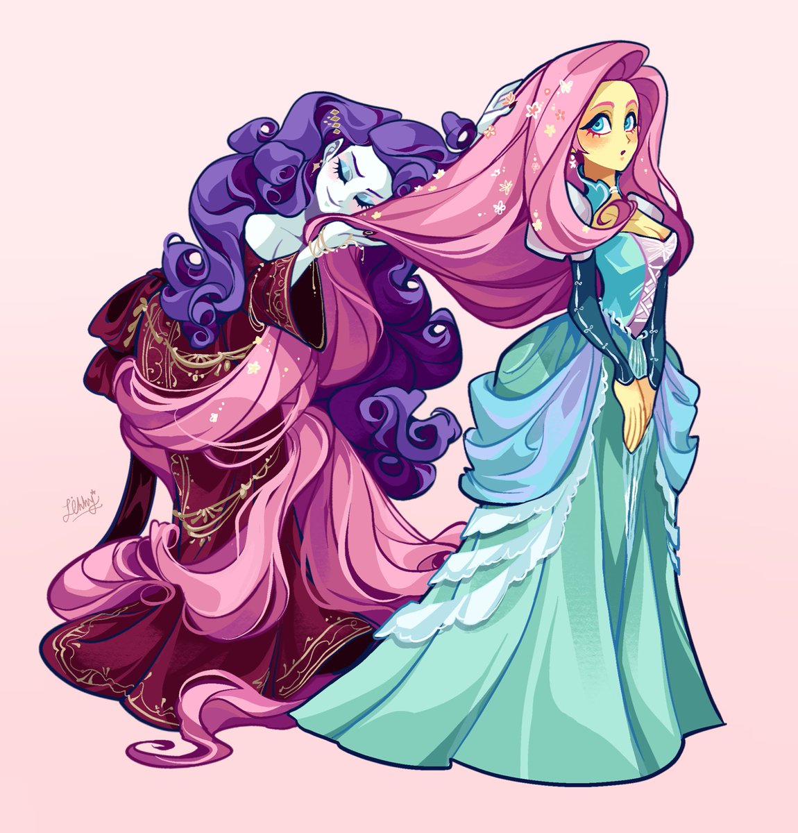 Libbly_Libby's tweet image. #MyLittlePony #MLP
✨Fluttershy and Rarity!✨