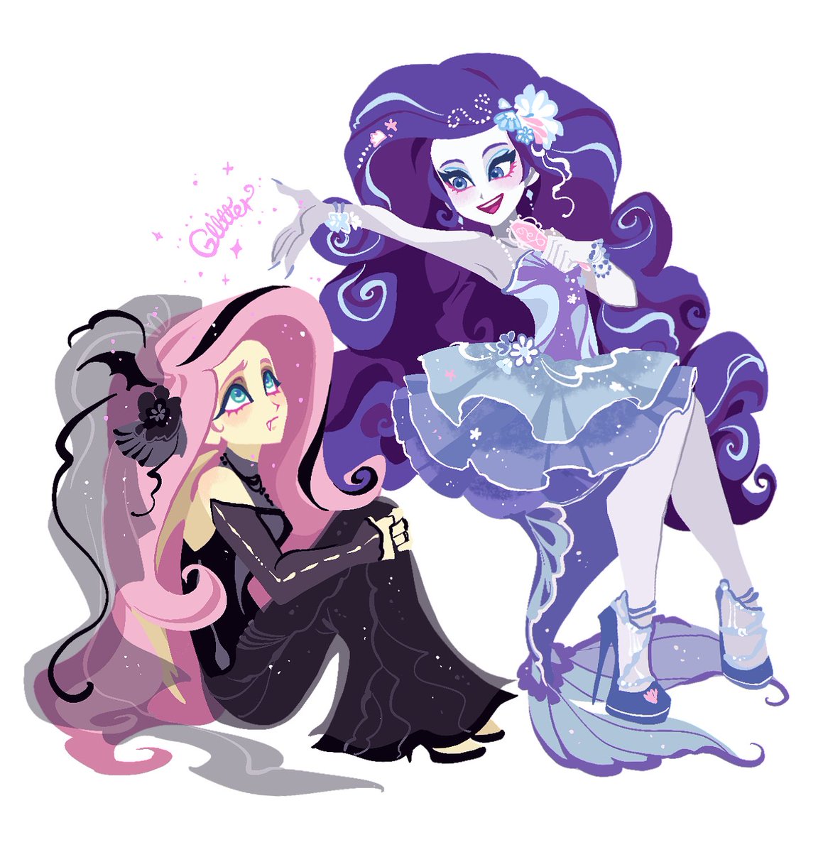 Libbly_Libby's tweet image. #MyLittlePony #MLP
✨Fluttershy and Rarity!✨