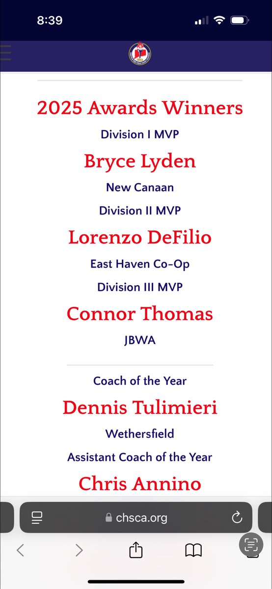 Congratulations Connor Thomas on your DIII MVP award!!

<a href="/CTHKReport/">CTHS Hockey Report</a> <a href="/CTHSHockeyPod/">CTHSHockey Podcast</a> <a href="/cthshockeytres/">cthshockeyreporttres</a> <a href="/WestonAthletics/">WestonAthletics</a> <a href="/AbbottAthletics/">Wolverine Athletics</a>