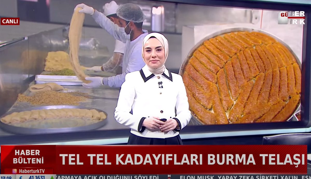 Bugün İstanbul, Maltepe'de Cumhuriyet tarihinin en büyük mitinglerin biri gerçekleşirken, HaberTürk kadayıf tarifi verdi.