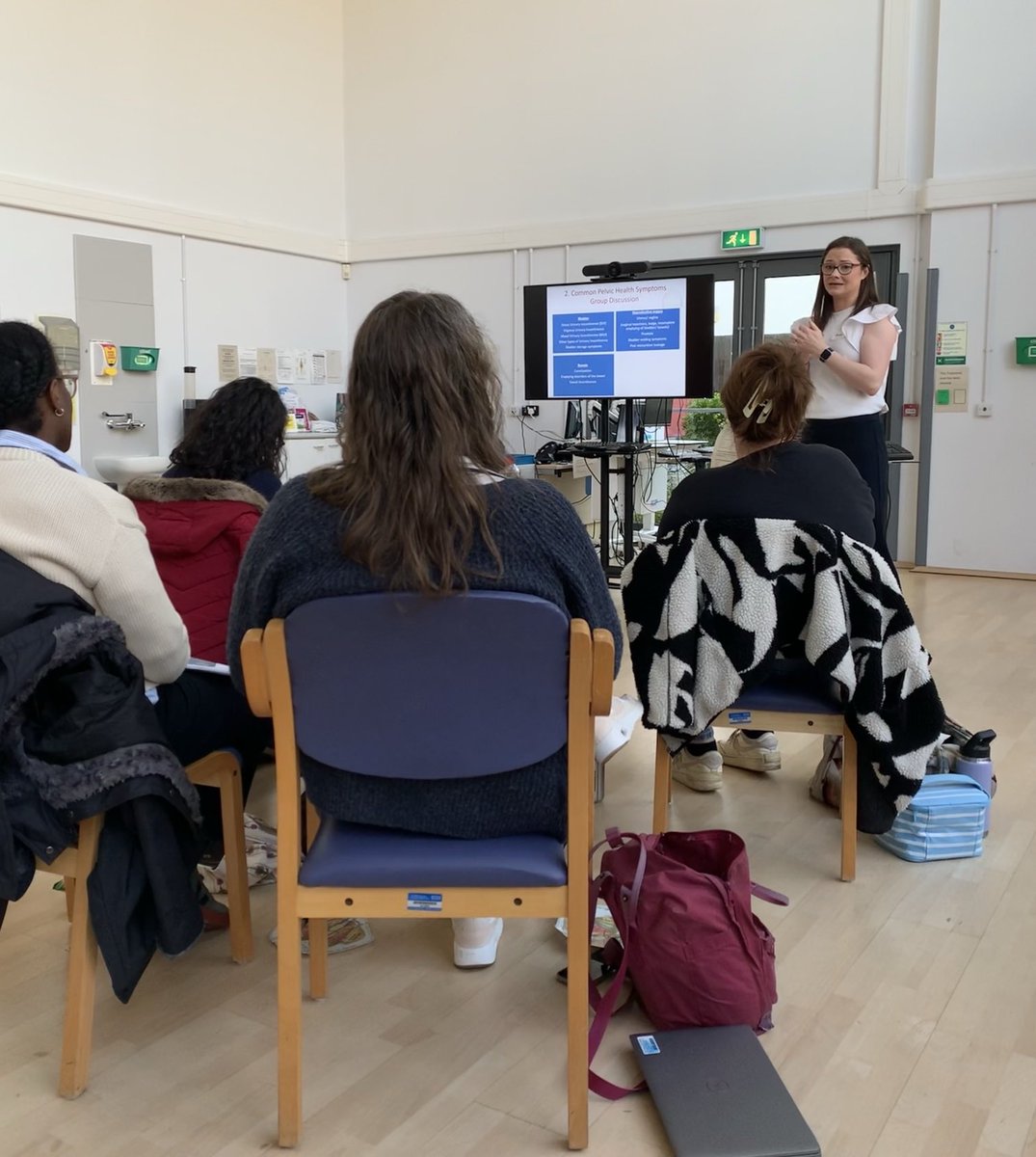First generic Introduction to Pelvic Health course is underway in Pontefract #thepogp #csp