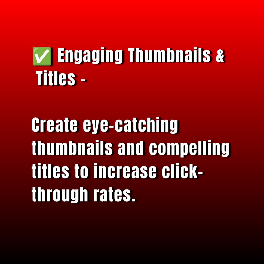 IsratDigitalPro's tweet photo. 𝗡𝗼𝘁 𝗴𝗲𝘁𝘁𝗶𝗻𝗴 𝗲𝗻𝗼𝘂𝗴𝗵 𝘃𝗶𝗲𝘄𝘀 𝗼𝗻 𝘆𝗼𝘂𝗿 𝗬𝗼𝘂𝗧𝘂𝗯𝗲 𝘃𝗶𝗱𝗲𝗼𝘀? 🤔 𝗧𝗿𝘆 𝘁𝗵𝗲𝘀𝗲 𝟯 𝗦𝗘𝗢 𝘁𝗿𝗶𝗰𝗸𝘀!

🚀 Try these tips and watch your views grow! Need expert help? Let’s connect!🔥

#YouTubeSEO #MoreViews #ContentMarketing #YouTubeGrowth #Digital https://t.co/qNGBfRX0hQ