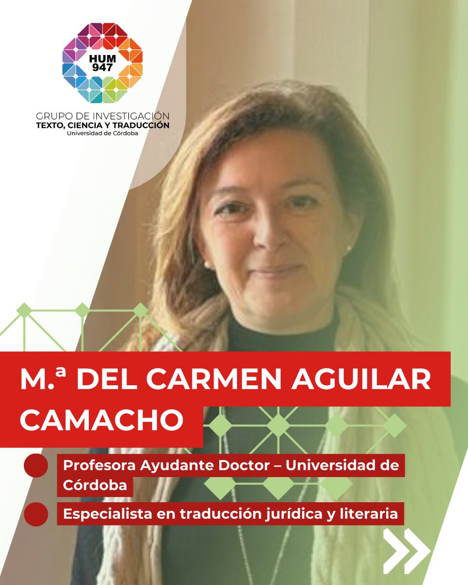 ¿Puede la traducción ayudarnos a comprender mejor el Derecho y la literatura?
M.ª del Carmen Aguilar Camacho lleva años demostrando que sí.