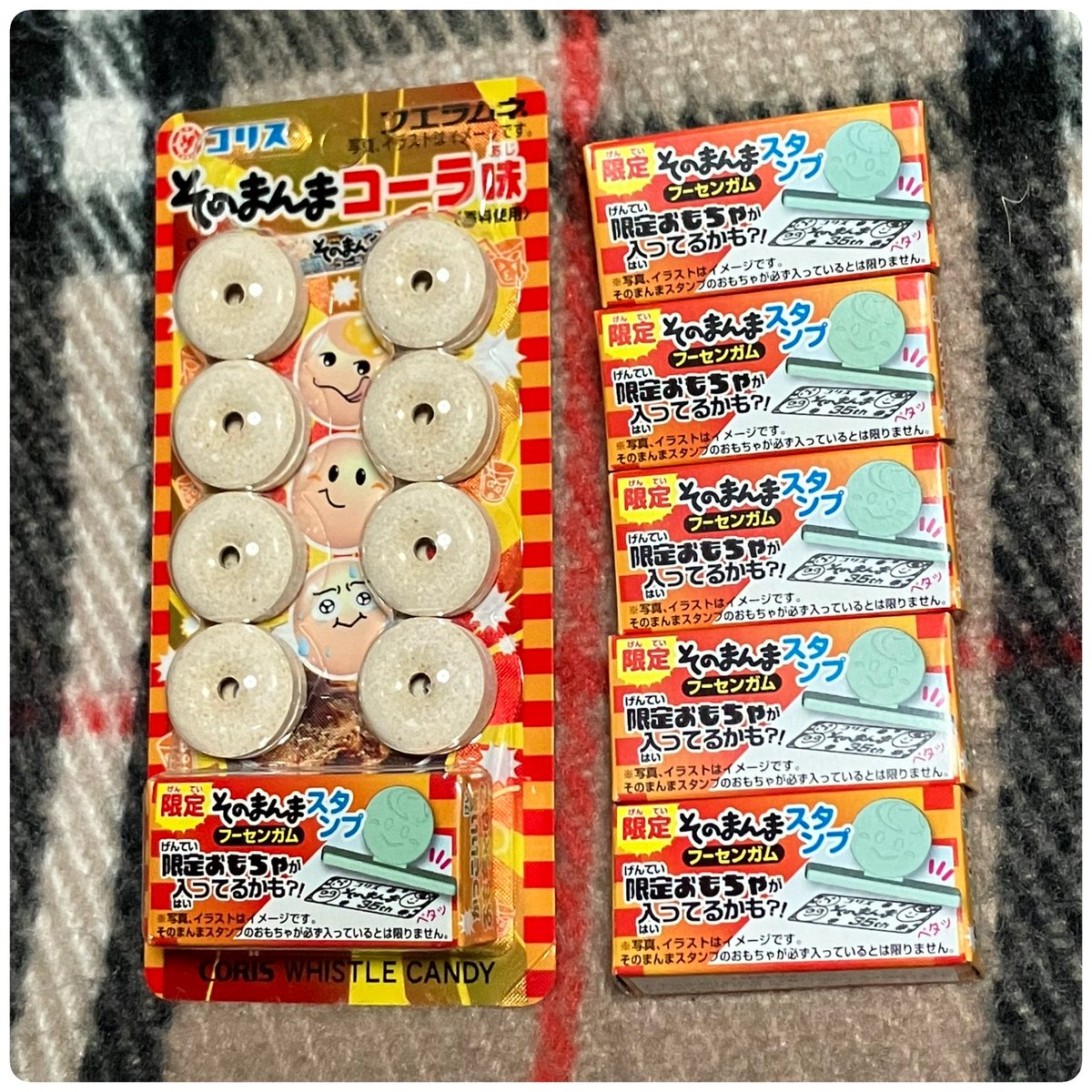 コリスフエラムネのそのまんまコーラ味をこれまで6つ⁉️買って😁💦その