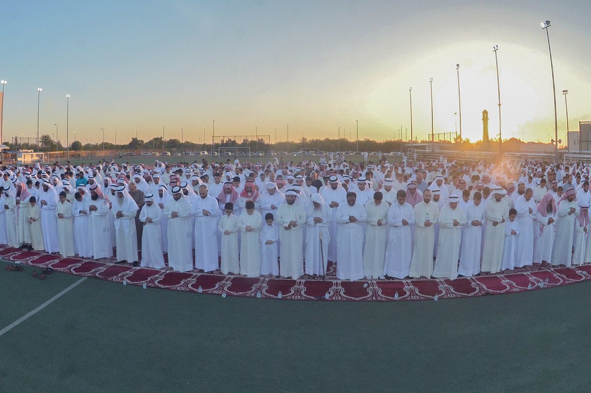 صلاة عيد الفطر في 57 موقعًا
5:56 صباحًا.. و«الشؤون الإسلامية» تدعو للالتزام بالتعليمات.

#عيد_الفطر_المبارك