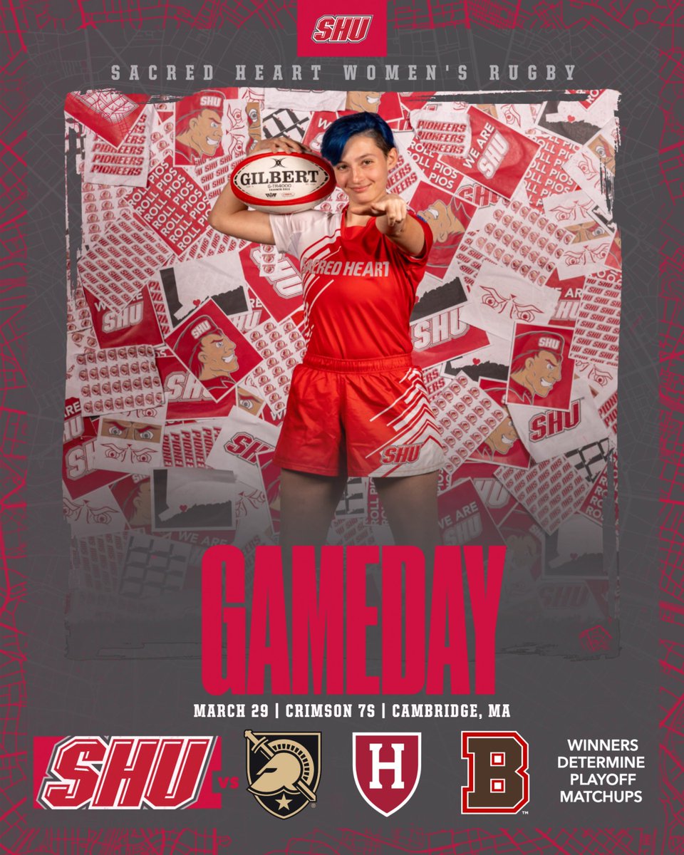 Crimson 7s GAMEDAY ❤️‍🔥

🆚 Army, Harvard, Brown
📍 Cambridge, MA 
⏰ 9:20, 11:05, 1:10
📺 ESPN+

#WeAreSHU