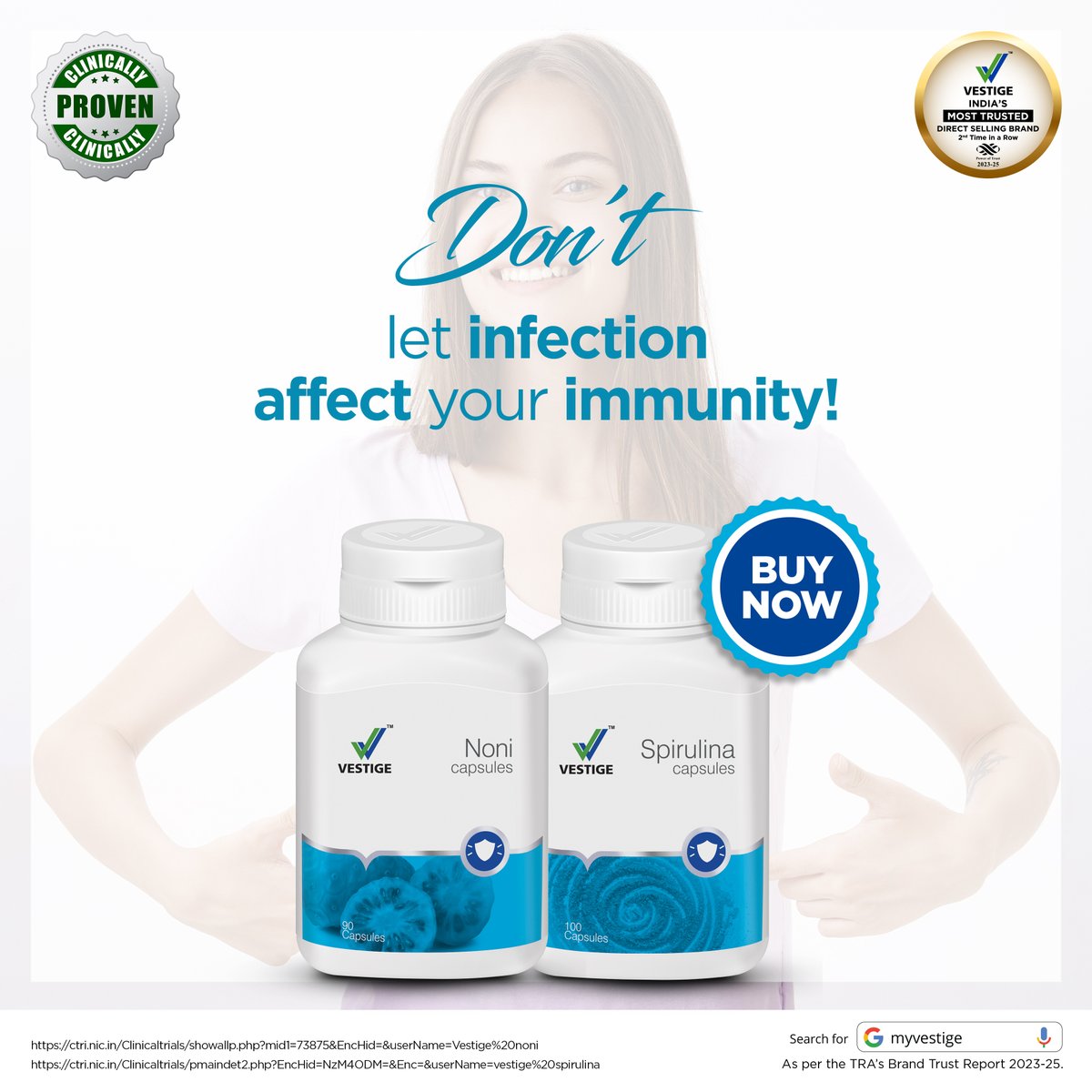 vestigemkt's tweet photo. Stay protected against diseases and infections by elevating your immunity levels with Vestige Spirulina and Noni.
Buy now!
#Spirulina #Noni #WellnessWithVestige #DailyImmunity #NaturalStrength https://t.co/PxrvdR6BNb