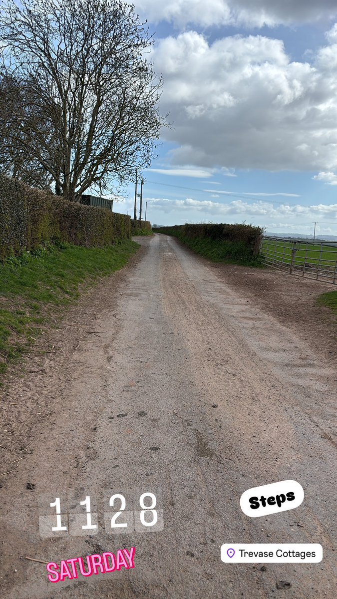 Saturday morning steps in country