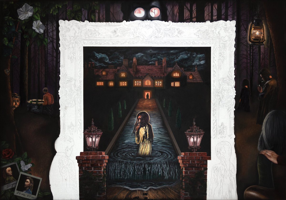 SubhaanArt's tweet image. Progress update on my ‘The Haunting of Bly Manor - A Love Story’ oil painting: The Background is complete! 🥀✨
#TheHauntingofBlyManor #BlyManor
@flanagansource @TheNewtonBros