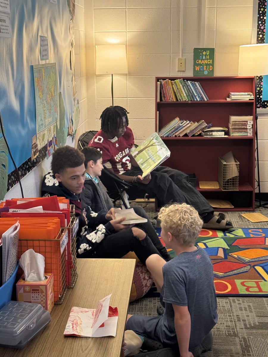 This is what it is all about! Had a great time yesterday at Hall Fletcher Elementary mentoring and building relationships with future Cougars. It was powerful to watch how our guys truly care about having a positive impact and making someone’s day better! #ServantLeadership